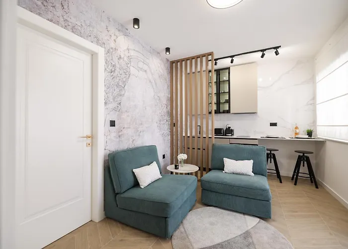 公寓 Platea Magna Lux 扎达尔